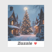 Evergreen Glow - Square Vinyl Sticker シール (シート)