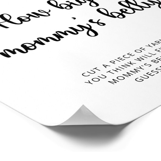 Evergreen how big is mommy's belly game ポスター (角)