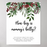 Evergreen how big is mommy's belly game ポスター<br><div class="desc">Matching items available.</div>
