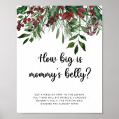 Evergreen how big is mommy's belly game ポスター (正面)