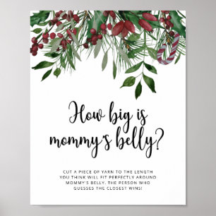 Evergreen how big is mommy's belly game ポスター