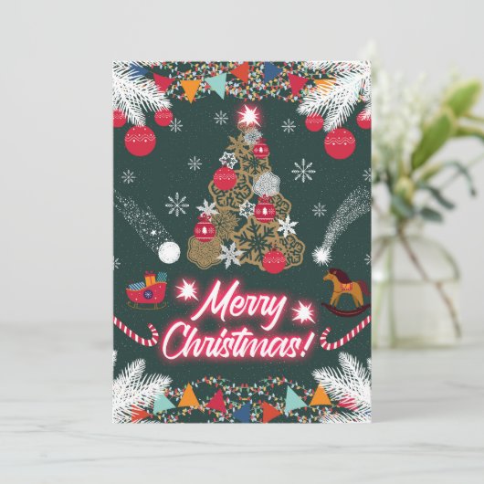 Evergreen Joy of Christmas シーズンカード (スタンド正面)