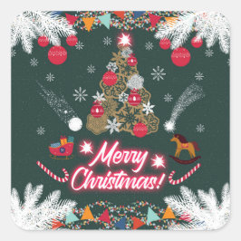 Evergreen Joy of Christmas スクエアシール