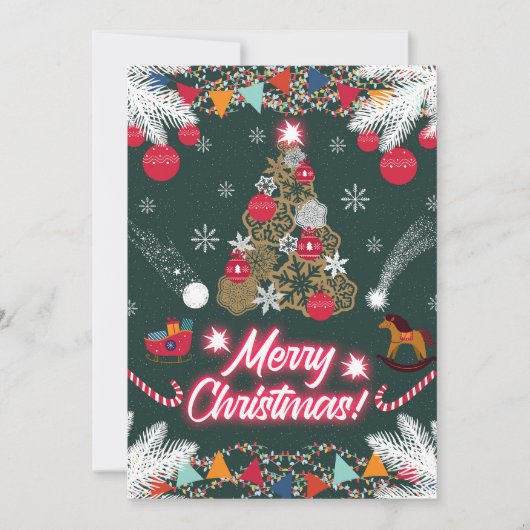 Evergreen Joy of Christmas 招待状 (正面)