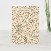 Evergreen Kisses Under the Mistletoe Christmas カード (裏面)