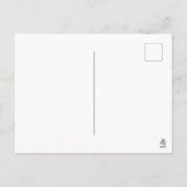 Evergreen Kisses Under the Mistletoe Christmas シーズンポストカード (裏面)