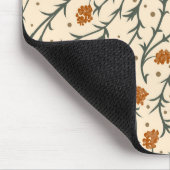 Evergreen Kisses Under the Mistletoe Heart マウスパッド (コーナー)