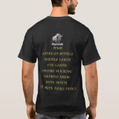 Evergreen Memorial Park with Bison T-Shirt Tシャツ (裏面)