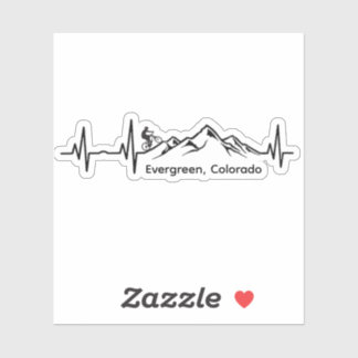 Evergreen MTB Vinyl Sticker シール