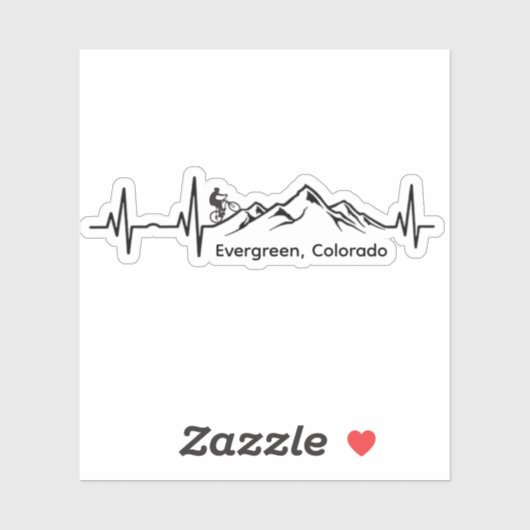 Evergreen MTB Vinyl Sticker シール (シート)