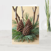 Evergreen Pinecone Card カード (正面)