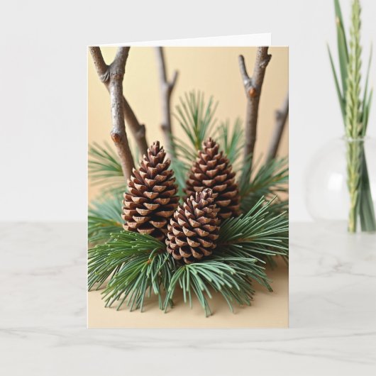 Evergreen Pinecone Card カード (正面)