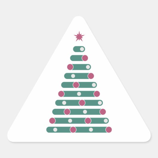 Evergreen Rhythm 三角形シール (正面)