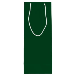 Evergreen Solid Color ワインギフトバッグ