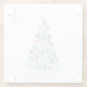 Evergreen Swirl ガラスコースター (裏面)