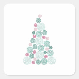 Evergreen Swirl スクエアシール