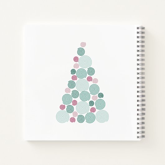 Evergreen Swirl ノートブック (裏面)