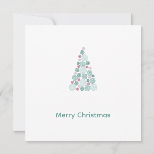 Evergreen Swirl Card 案内状 (裏面)