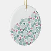 Evergreen Swirl - (Pattern) セラミックオーナメント (右)