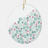 Evergreen Swirl - (Pattern) セラミックオーナメント (左)