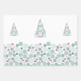 Evergreen Swirl (Pattern) ラッピングペーパーシート