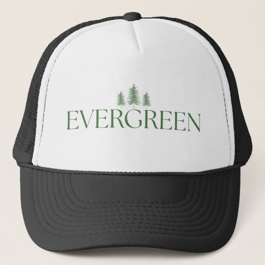 Evergreen Trucker Hat キャップ (正面)