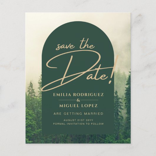 EVERGREENS山木冬の結婚式救日 チラシ (正面)