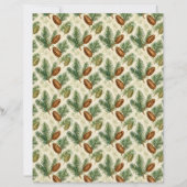 Evergreens and Cones Scrapbook Paper (正面)