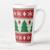 Evergreens & Snowflakes Knit カフェラテマグ (右)