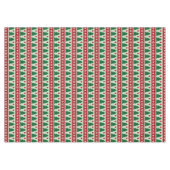 Evergreens & Snowflakes Knit テーブルクロス (正面(横))