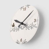 Everlasting Chapters Vintage Wall Clock ラウンド壁時計 (傾斜)