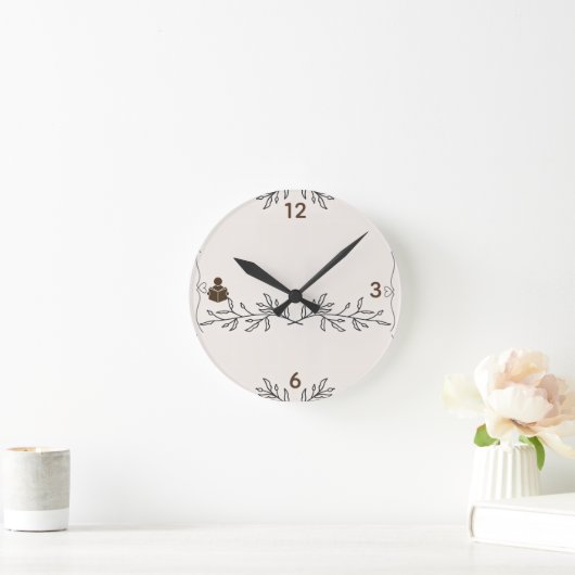 Everlasting Chapters Vintage Wall Clock ラウンド壁時計 (ホーム)