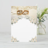 “Everlasting Vows - Timeless Wedding Card” 招待状 (スタンド正面)