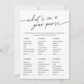 EVERLEIGHあなたの財布のブライダルシャワーゲーム 招待状 (正面)