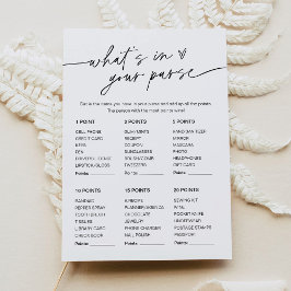 EVERLEIGHあなたの財布のブライダルシャワーゲーム 招待状