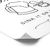 EVERLEIGHおしゃぶりビールポンのポスター ポスター (角)