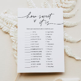 EVERLEIGHどのように甘いキャンディバーベビーゲームカード 招待状