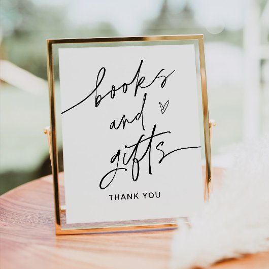 EVERLEIGHの本とギフト赤ちゃんシャワーのサイン ポスター