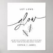 EVERLEIGHの結婚グロースティック記号 ポスター (正面)