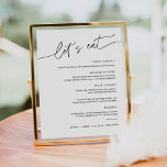 EVERLEIGHの結婚ディナーメニューサイン8x10 ポスター<br><div class="desc">Everleigh Collection – シックで素晴らしシックな書道フォントを備えたミニマルモダンなコレクションスタイリッシュ。このコレクションは、結婚式かエレガントら赤ちゃんシャワーまで、あらゆるイベントに最適な時代を超えたデザインを提供する。Everleighコレクションの優雅さと洗練さを受け入れ、あなたのイベントを覚えておくべき1つにする。</div>