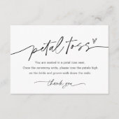 EVERLEIGHの結婚ペタルトスシートカード エンクロージャーカード (正面)