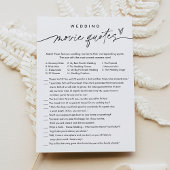 EVERLEIGHの結婚映画引用文ブライダルシャワーゲーム 招待状