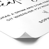 EVERLEIGHオープンシーティングサイン ポスター (角)