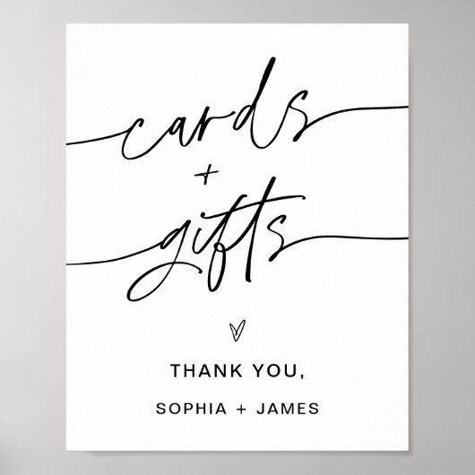 EVERLEIGHカードとギフト結婚のサイン ポスター (正面)