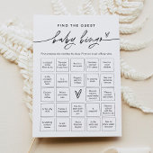 EVERLEIGHゲストを見つけるベビービンゴゲーム 招待状