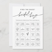 EVERLEIGHゲストブライダルシャワービンゴゲーム 招待状 (正面)