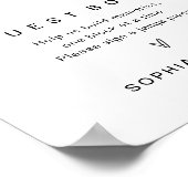 EVERLEIGHジェガゲストブックズシ結婚ョーナー ポスター (角)