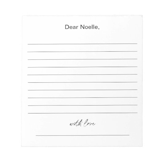 EVERLEIGHタイムカプセルベビーシャワーメモ帳 ノートパッド (正面)