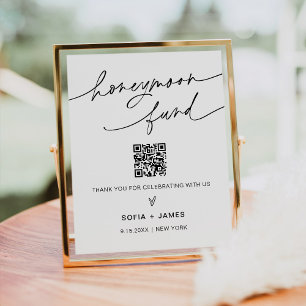 EVERLEIGHハネムーン結婚基金のサイン ポスター