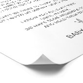 Everleighバンプサインからのメッセージ ポスター (角)